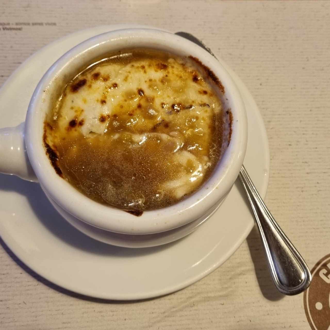 Sopa de Cebolla Gratinada