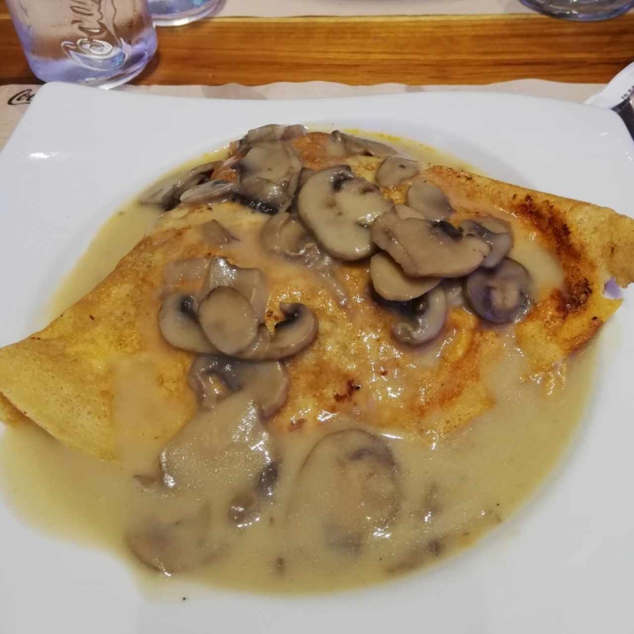 crepes de hongos