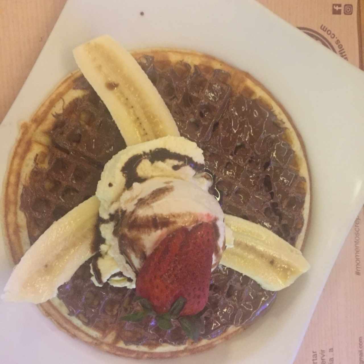 Waffle de Nutella