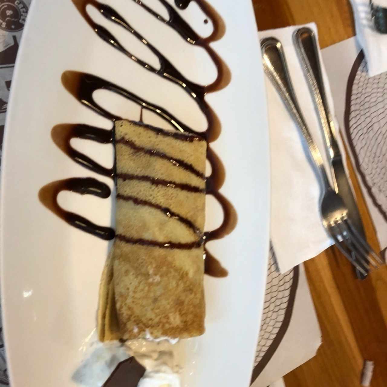 Crepa de nutella con plátano