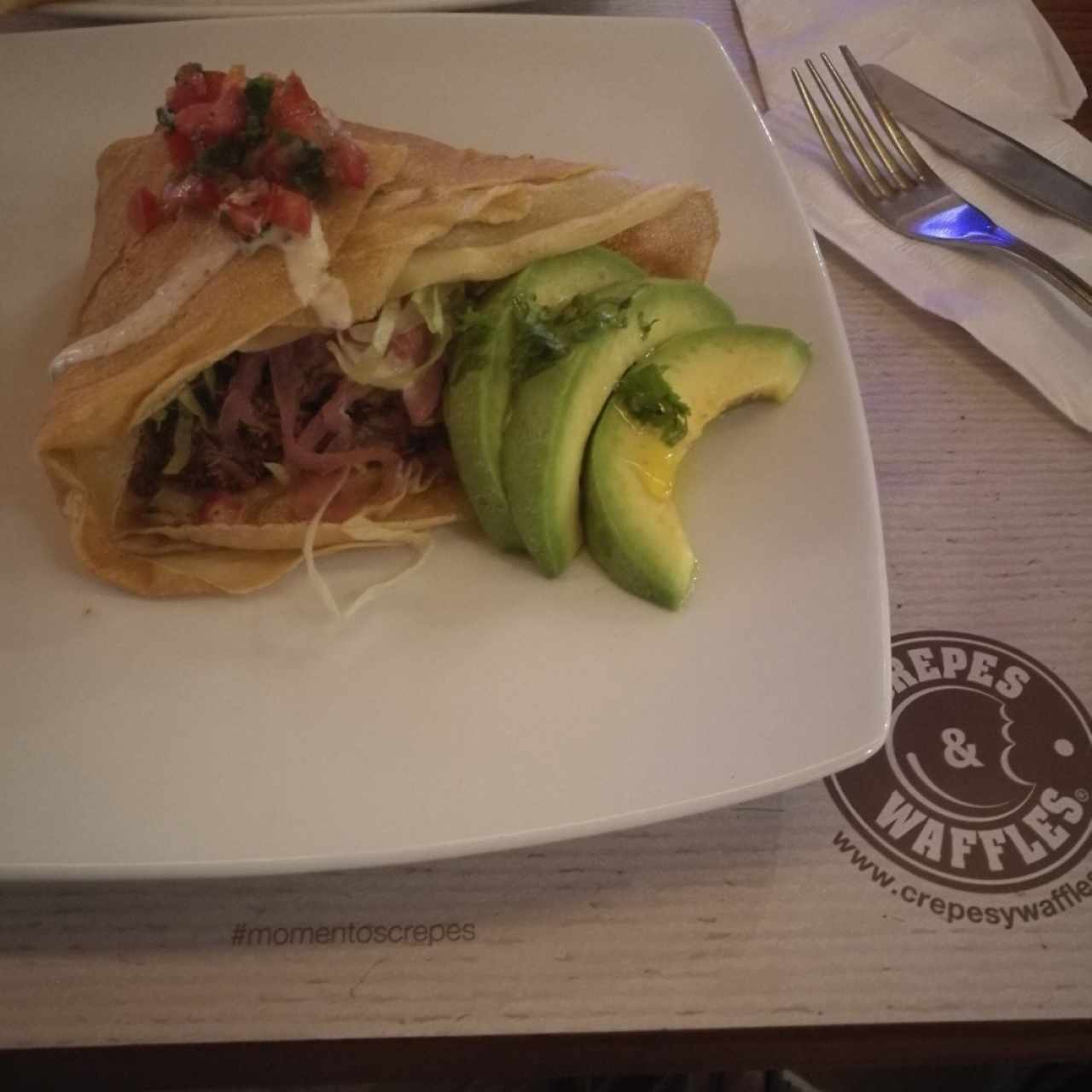 crepes de carne (cochinilla)