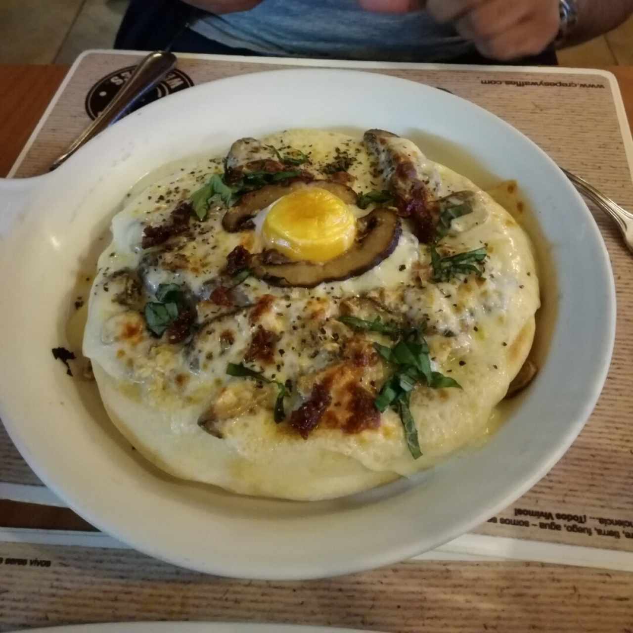 Pita de Champiñones