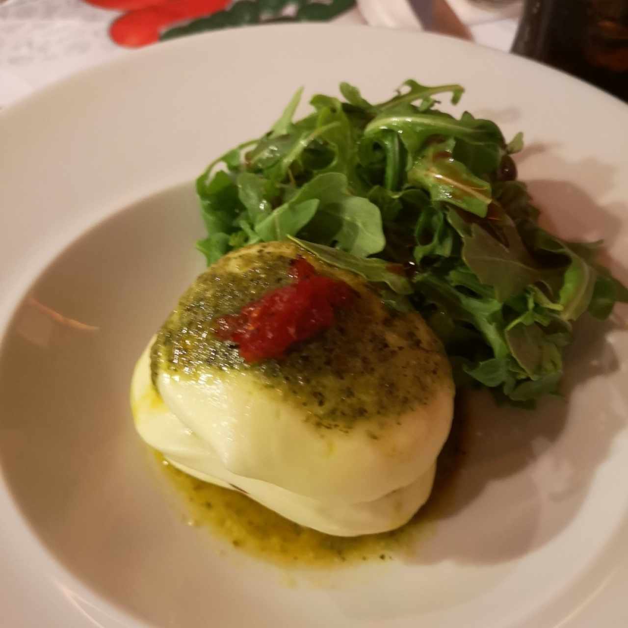 burrata con tomate