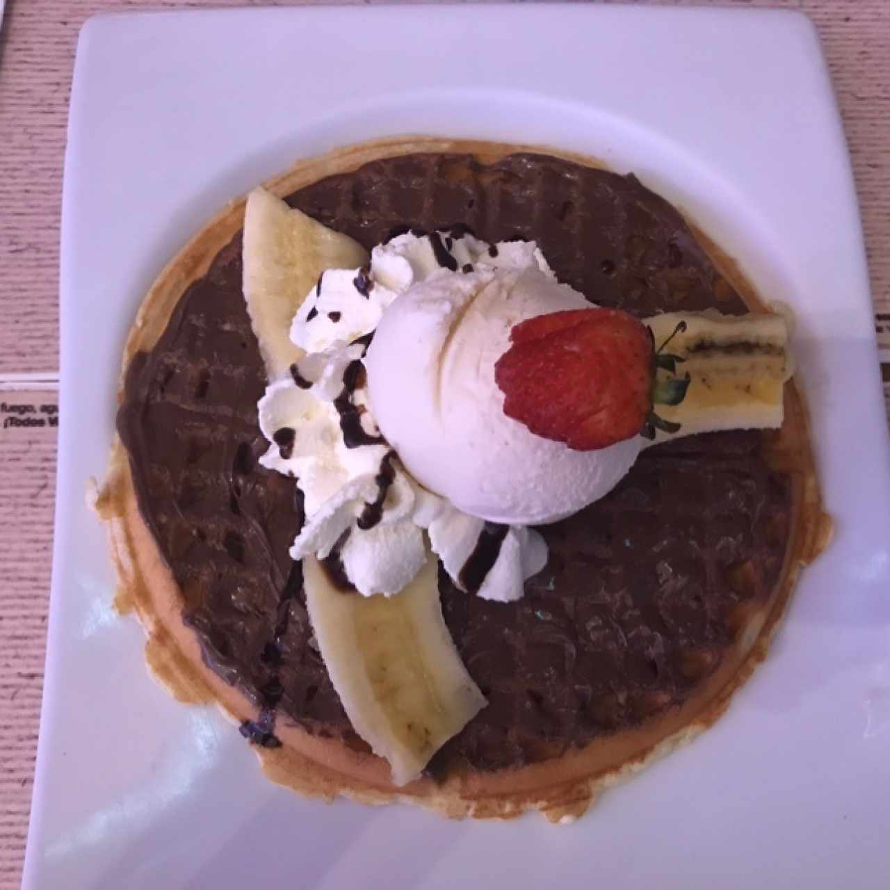 Crepe con nutella y banano