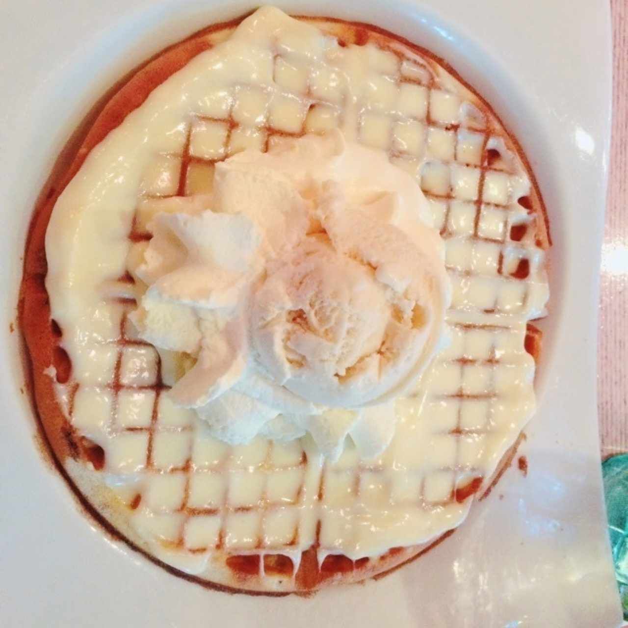 Waffle de limon