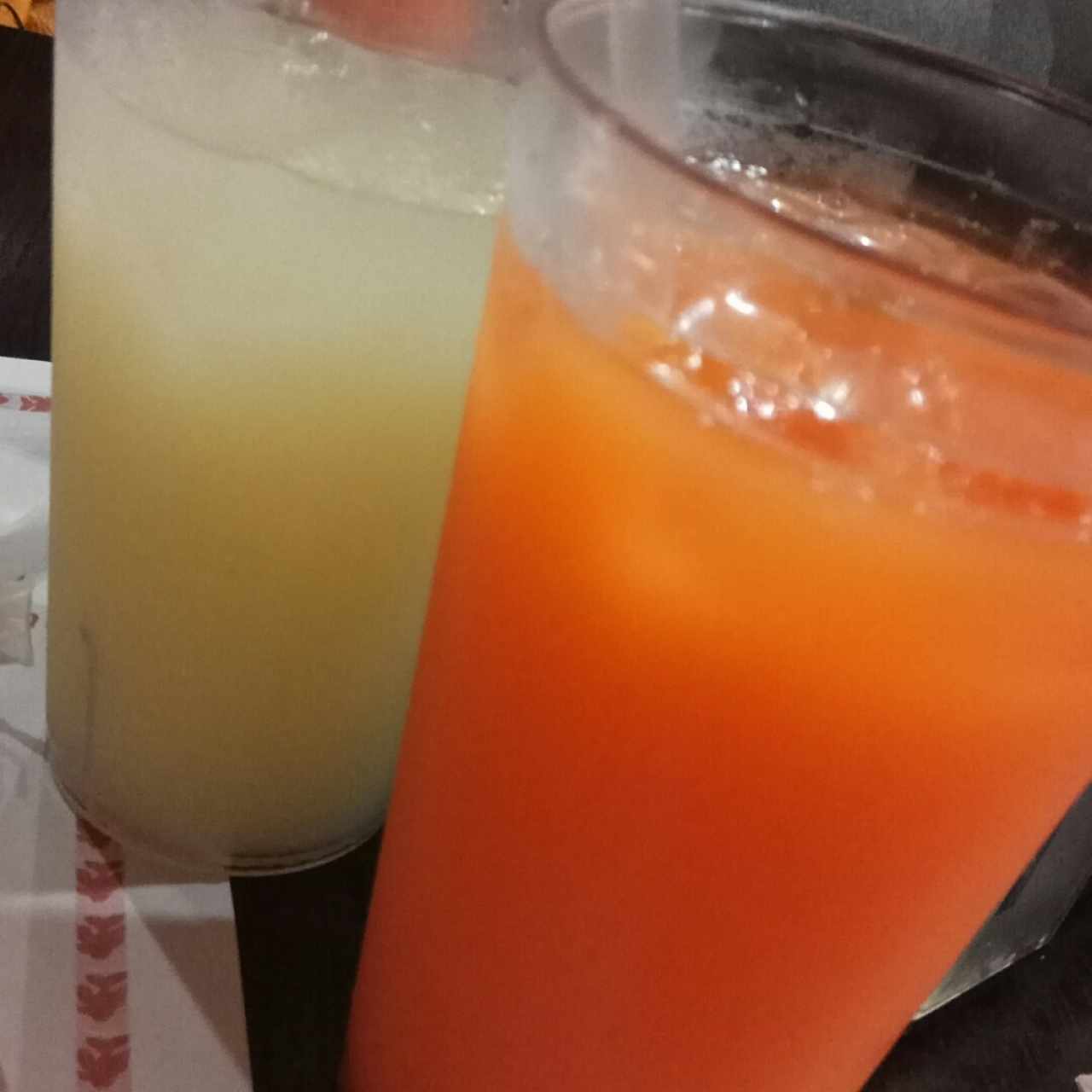 chicha de guanabana y naranja con zanahoria