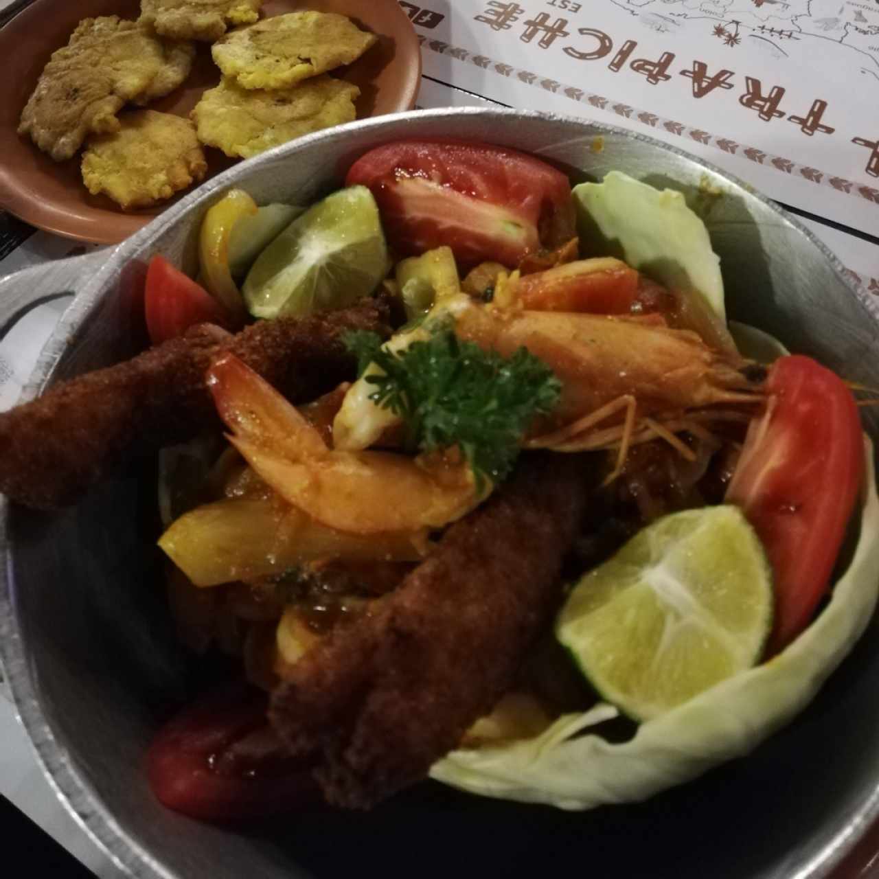 Cazuela de mariscos