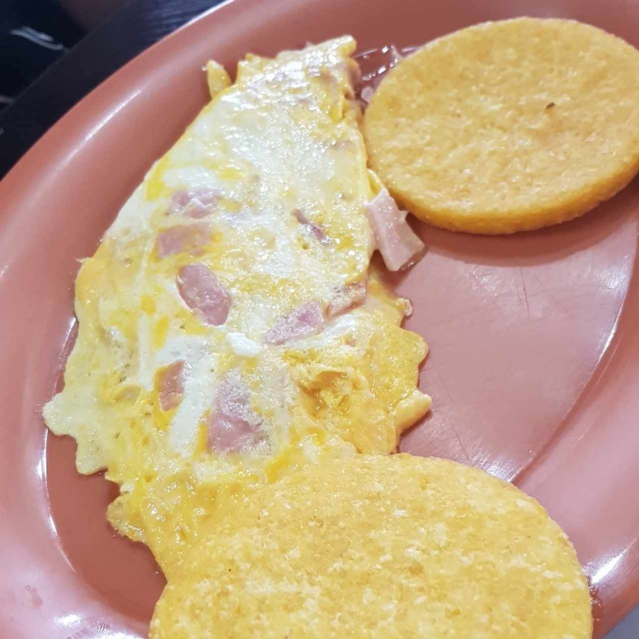 omelet jamón y tortillas 