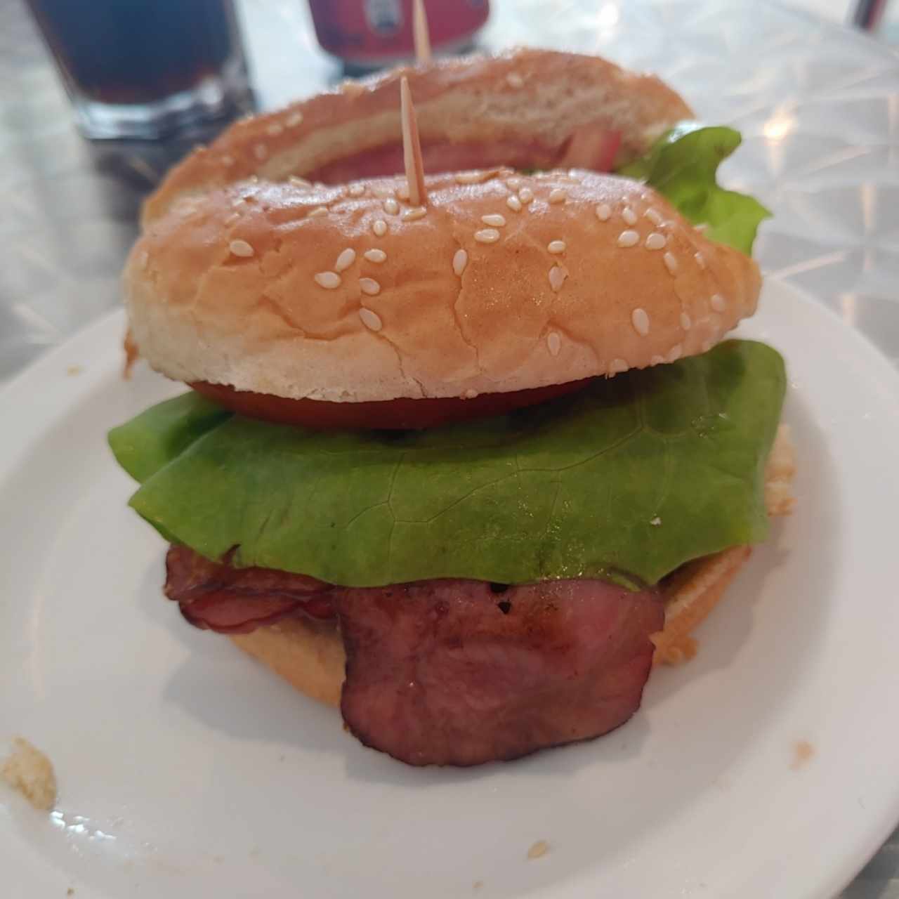 Hamburguesa - Hamburguesa con tocino