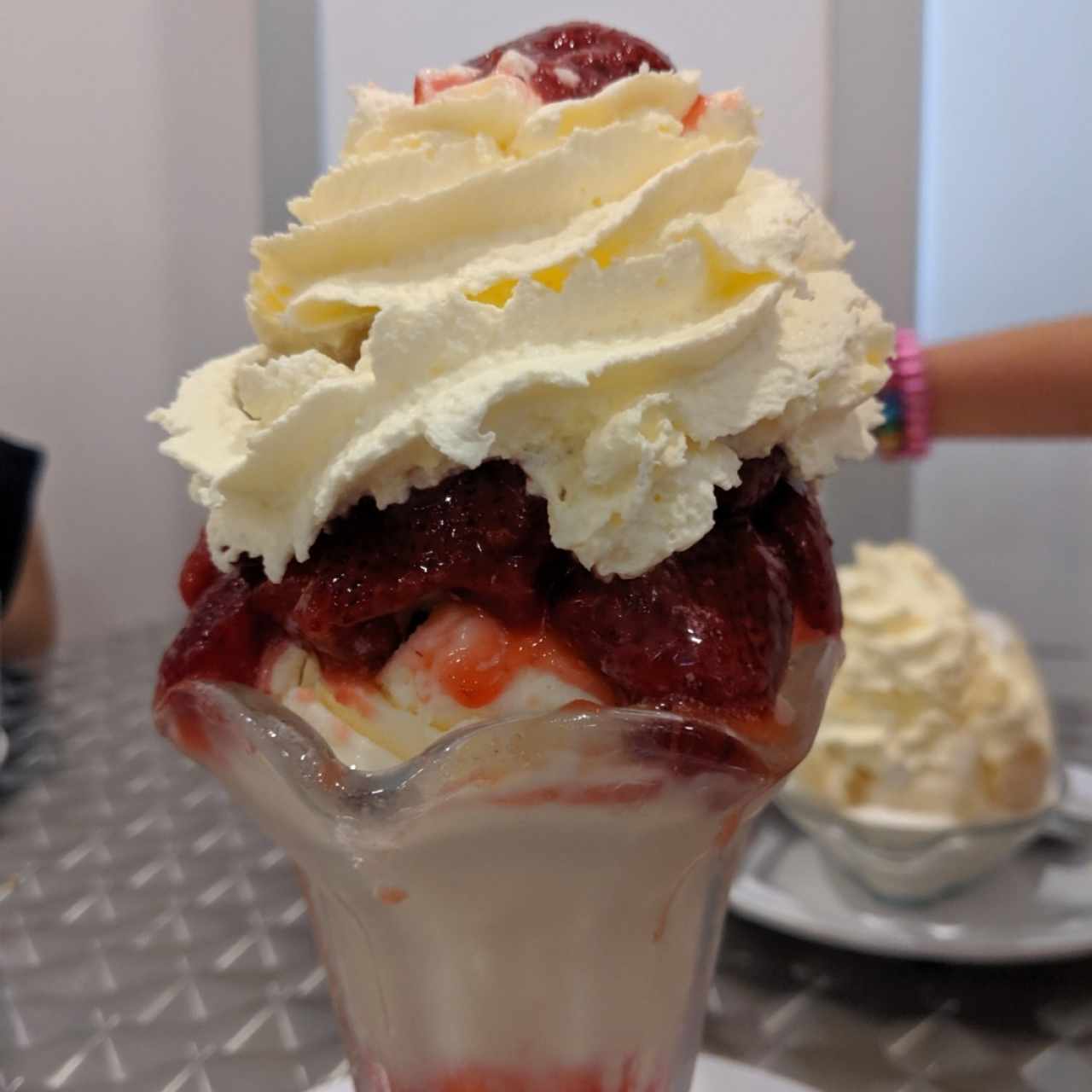 Sundae de fresa