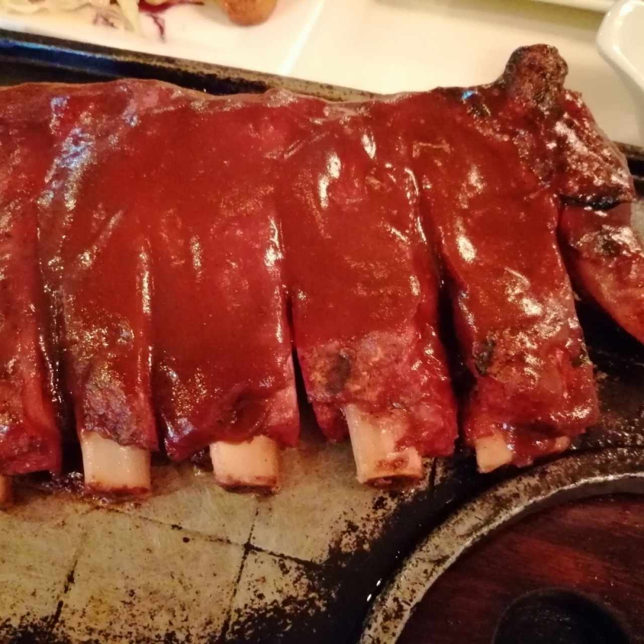 costilla de cerdo BBQ