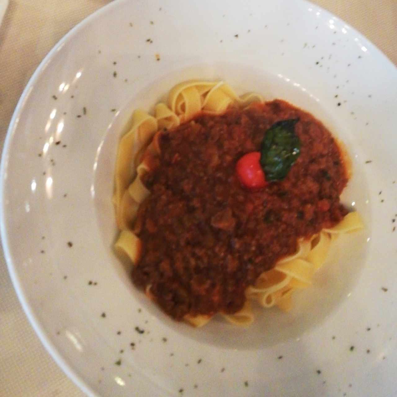 Pasta al bolognesa