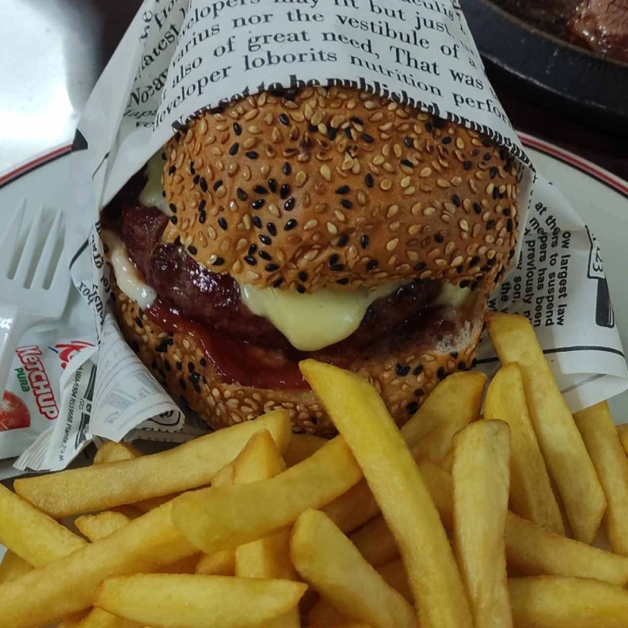 Hamburguesa Leños & Carbón