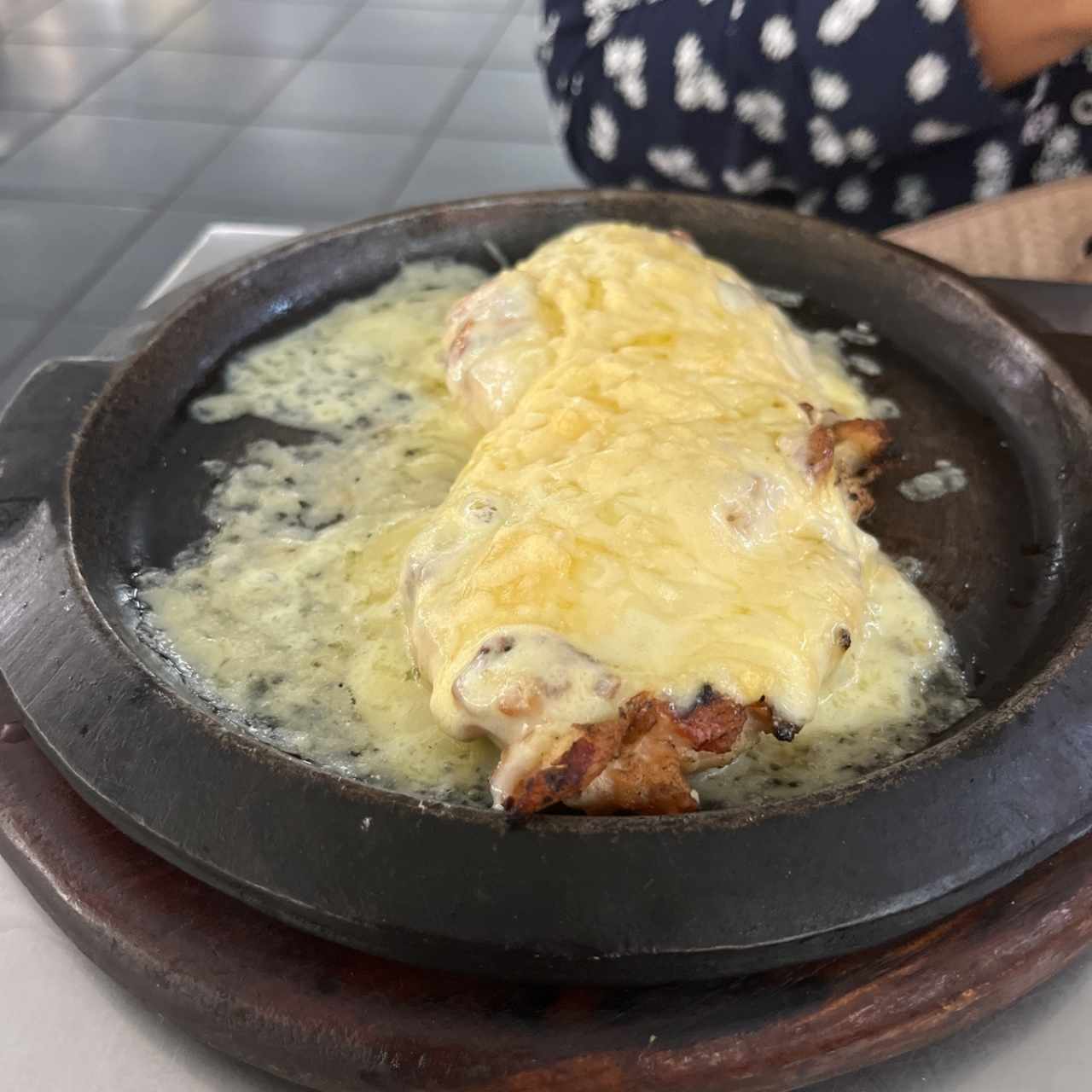 Pollo gratinado