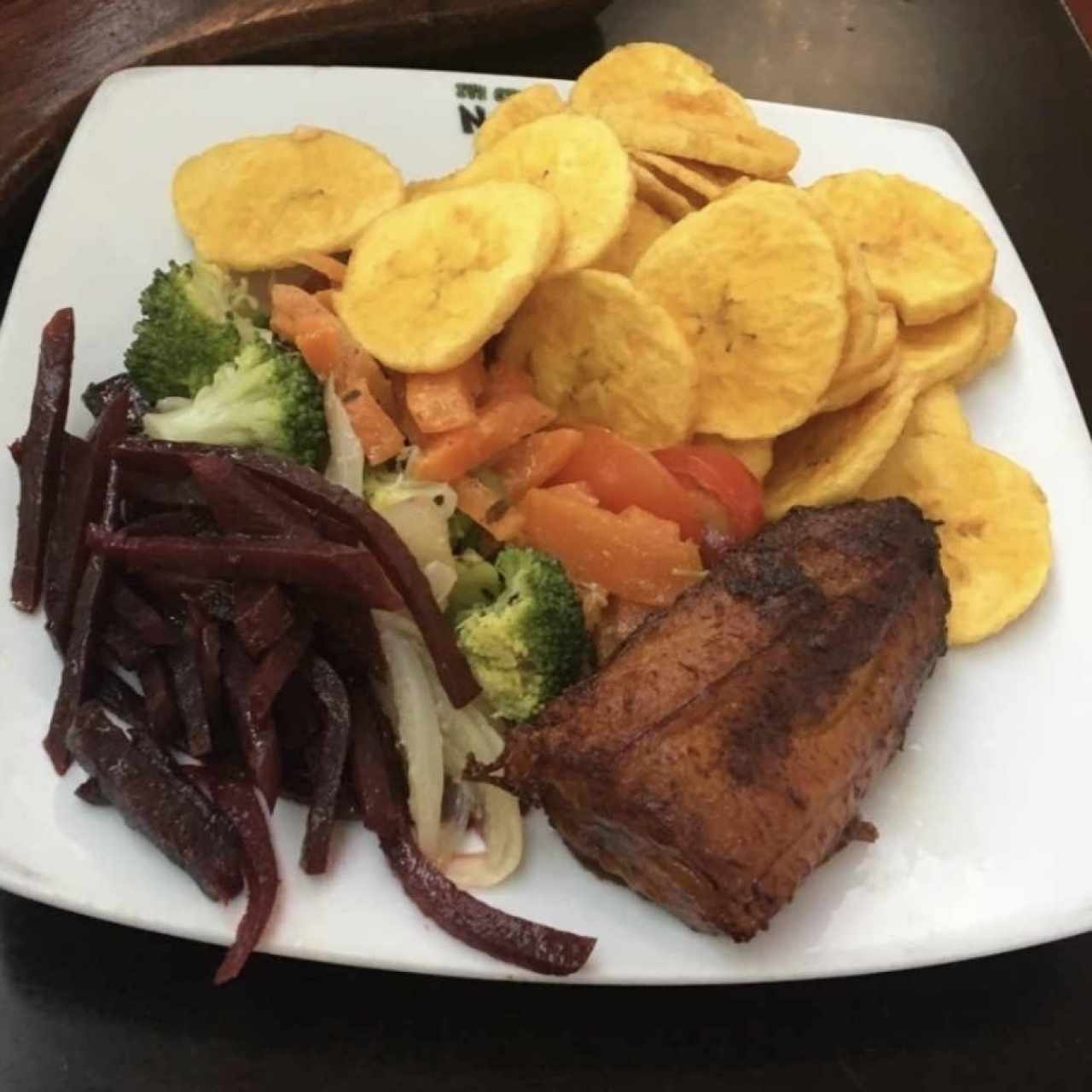 Plátano ensalada