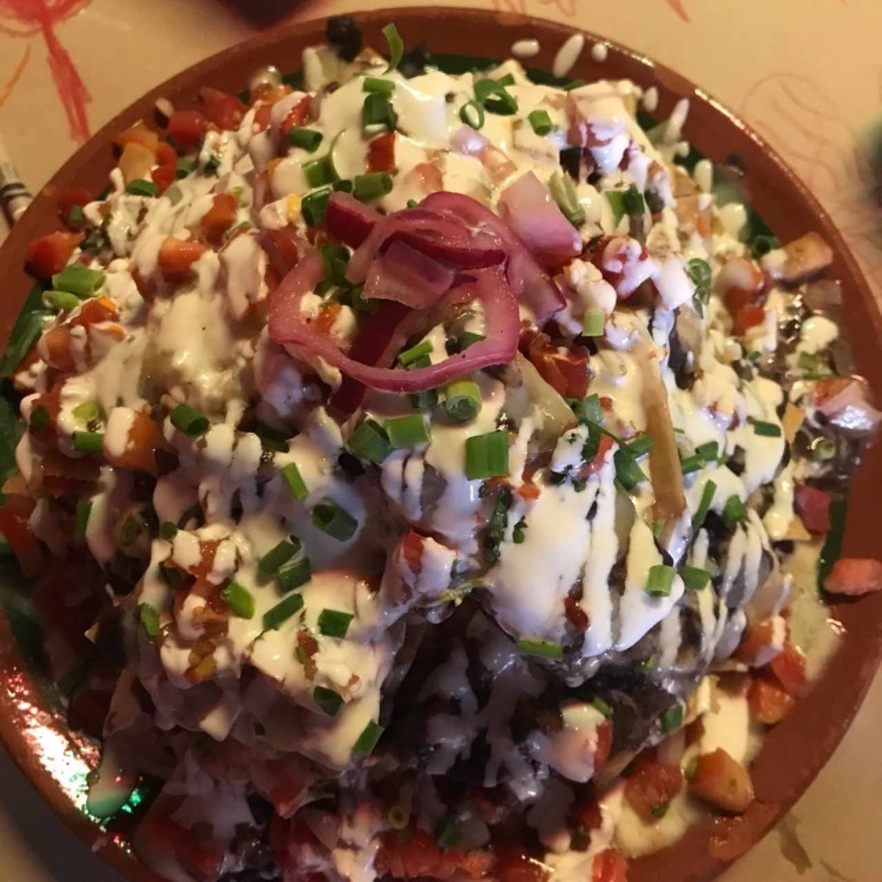 nachos vegetarianos