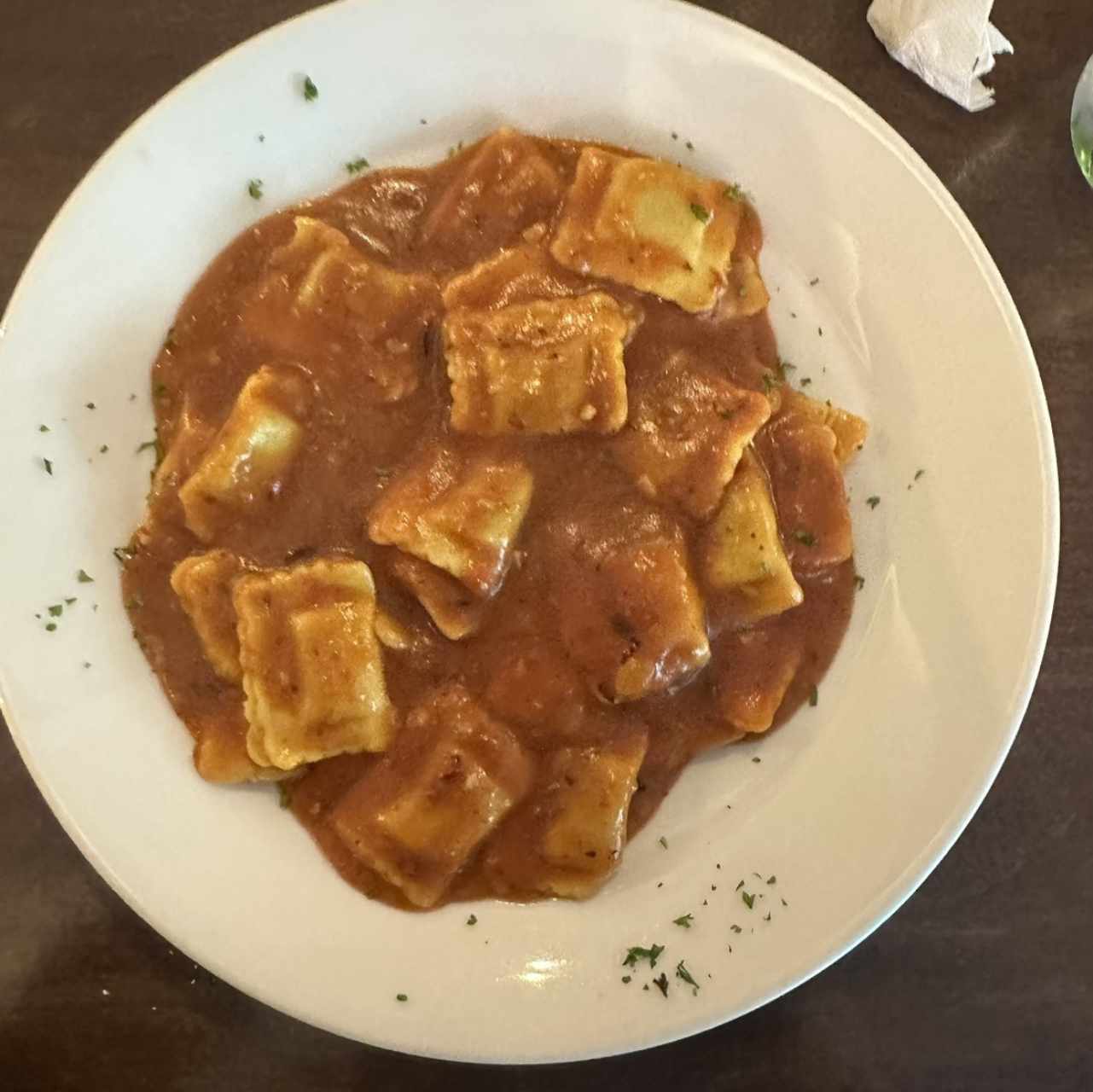 Ravioli de queso 