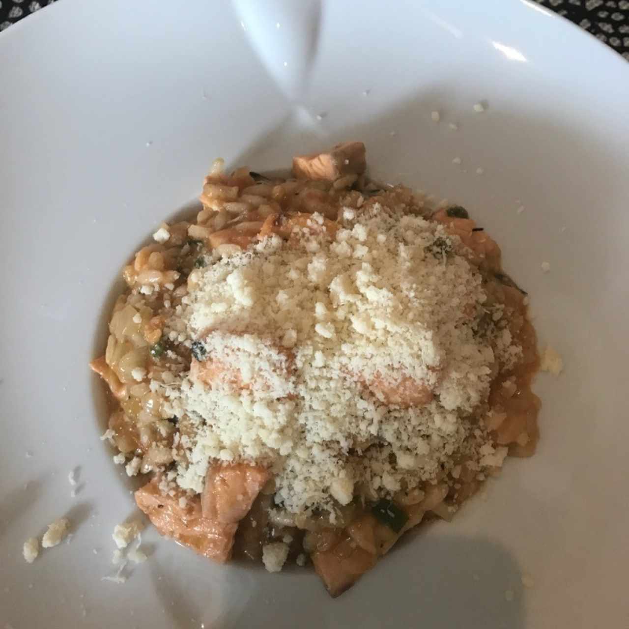 Risotto con Salmón