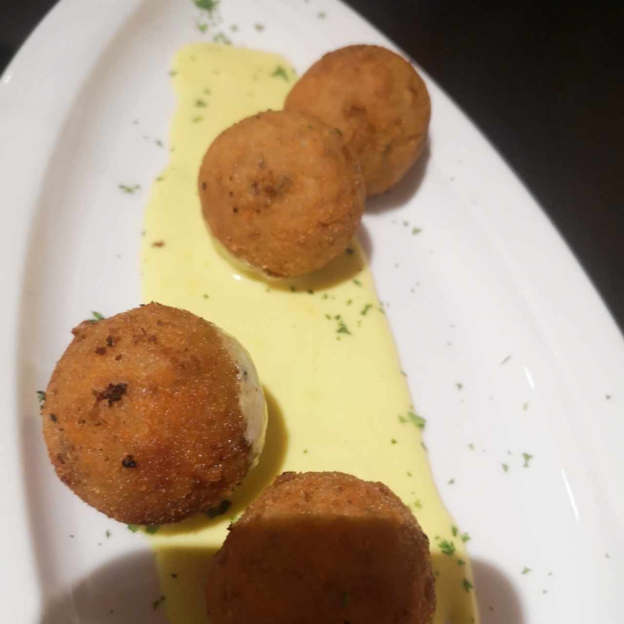 Croquetas de risotto 