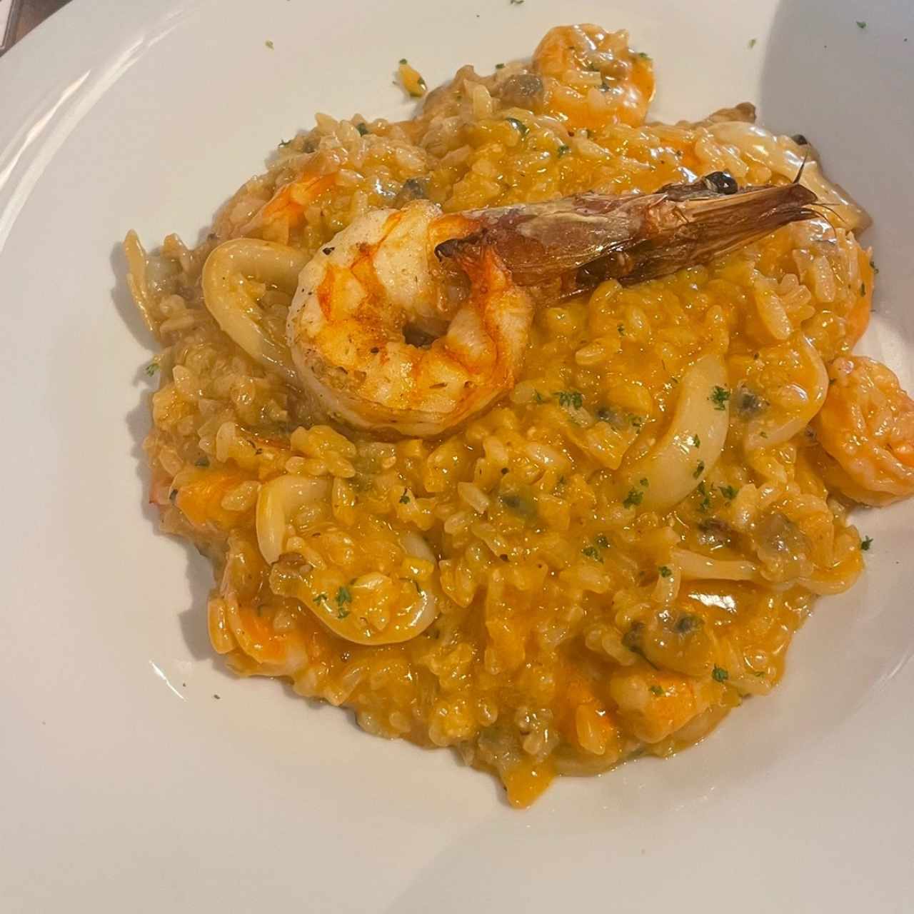 Rissotto de mariscos