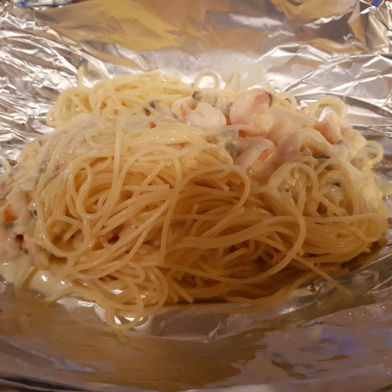 Spaguetti al cartocio