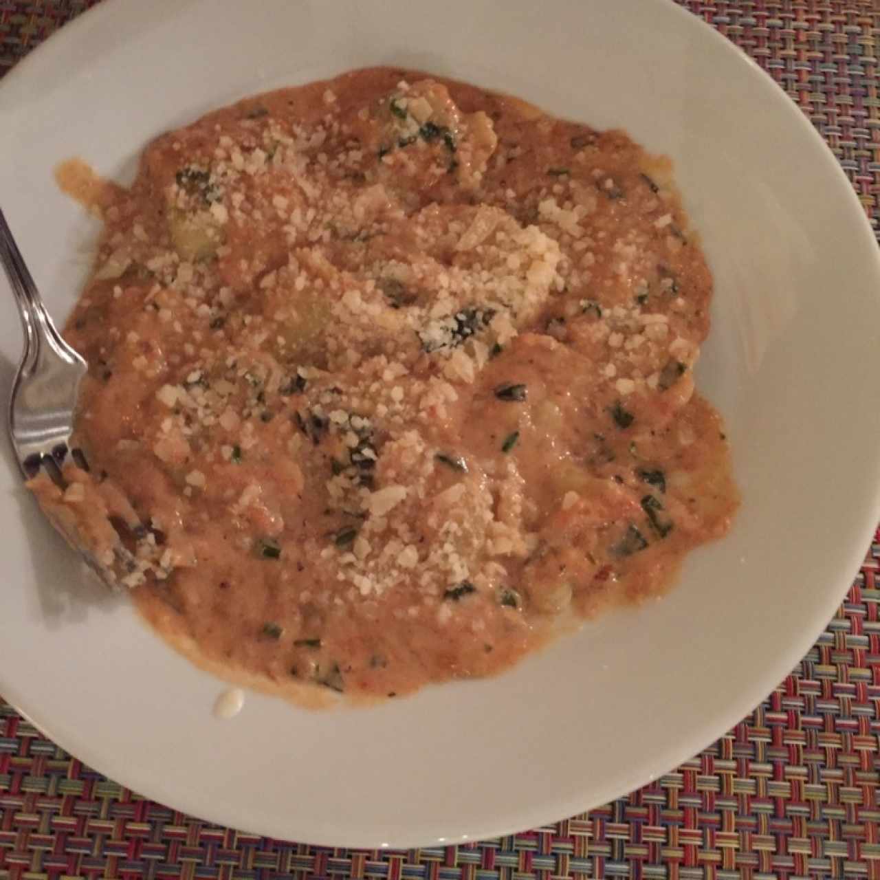 Ravioli en Salsa Rose