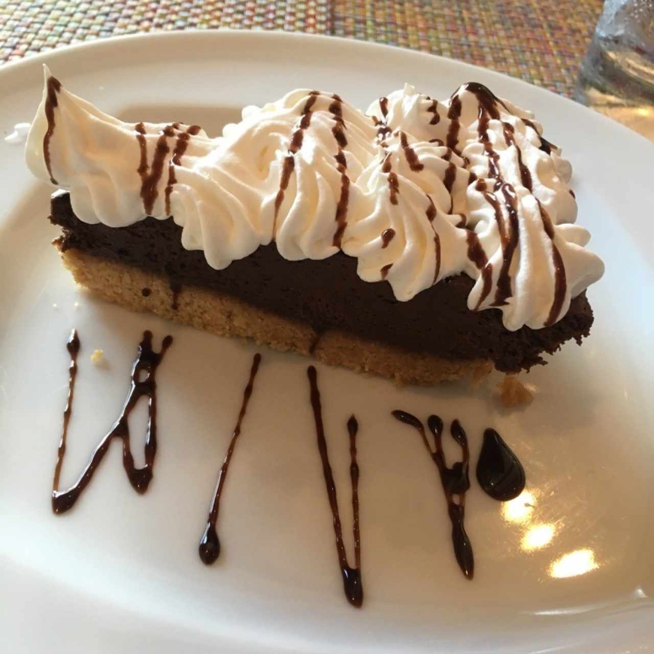 Pie de chocolate