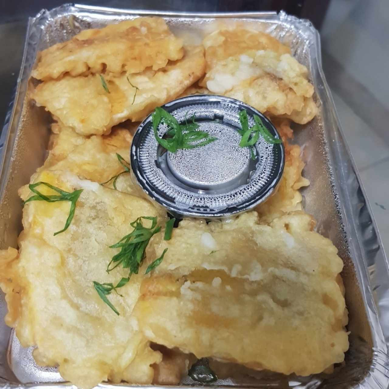 tempura de platano