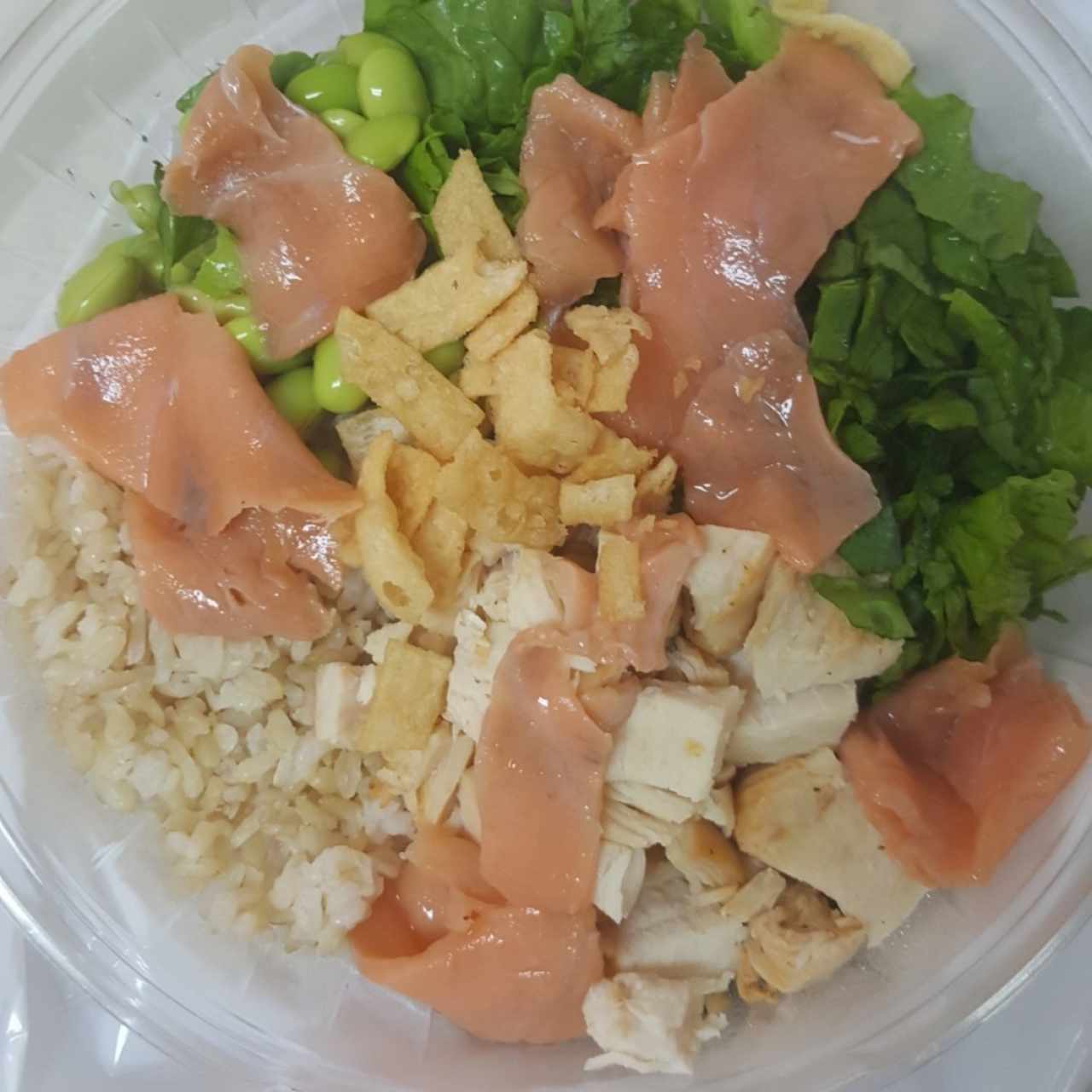 bowl teriyaki con extra de salmon