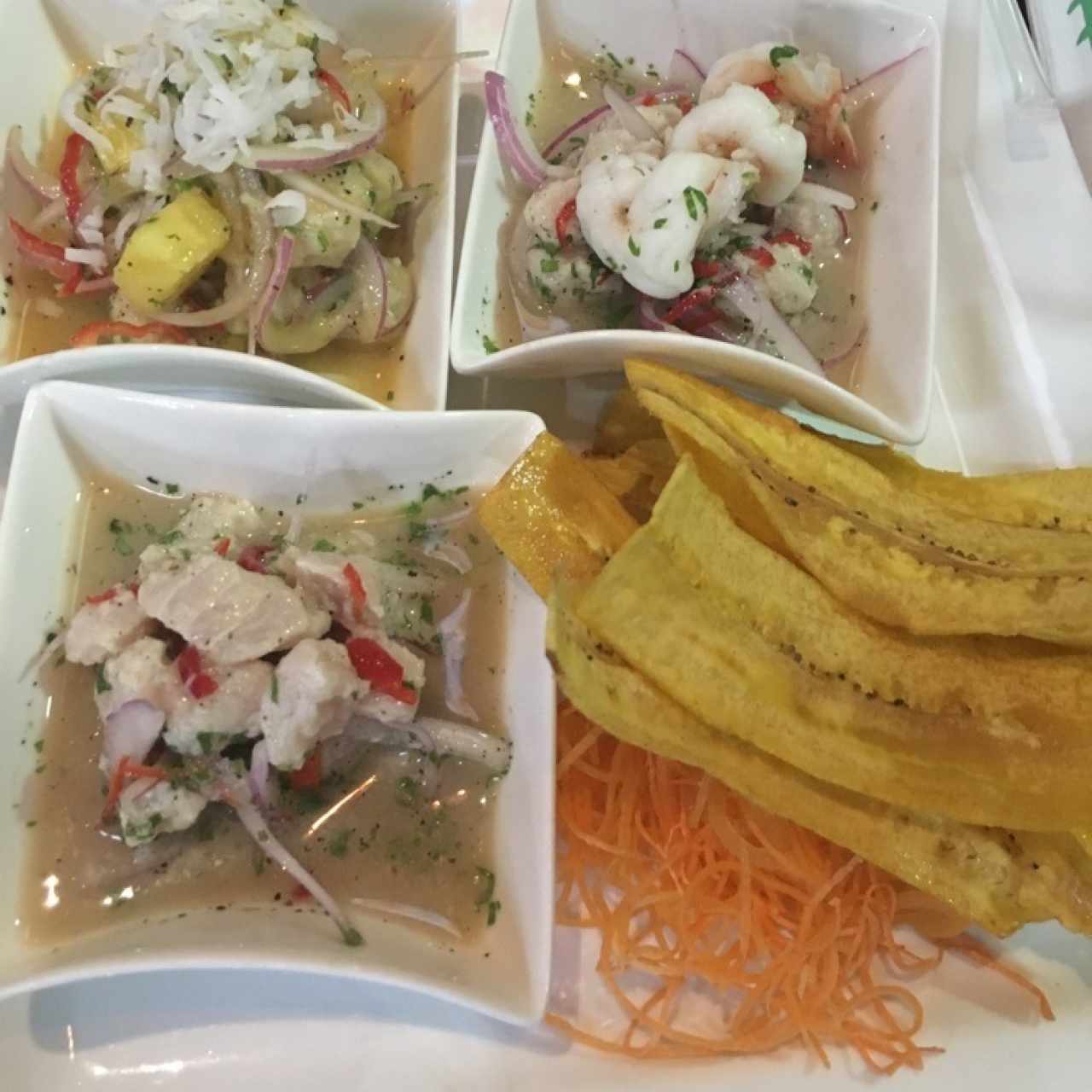 Degustación de ceviches