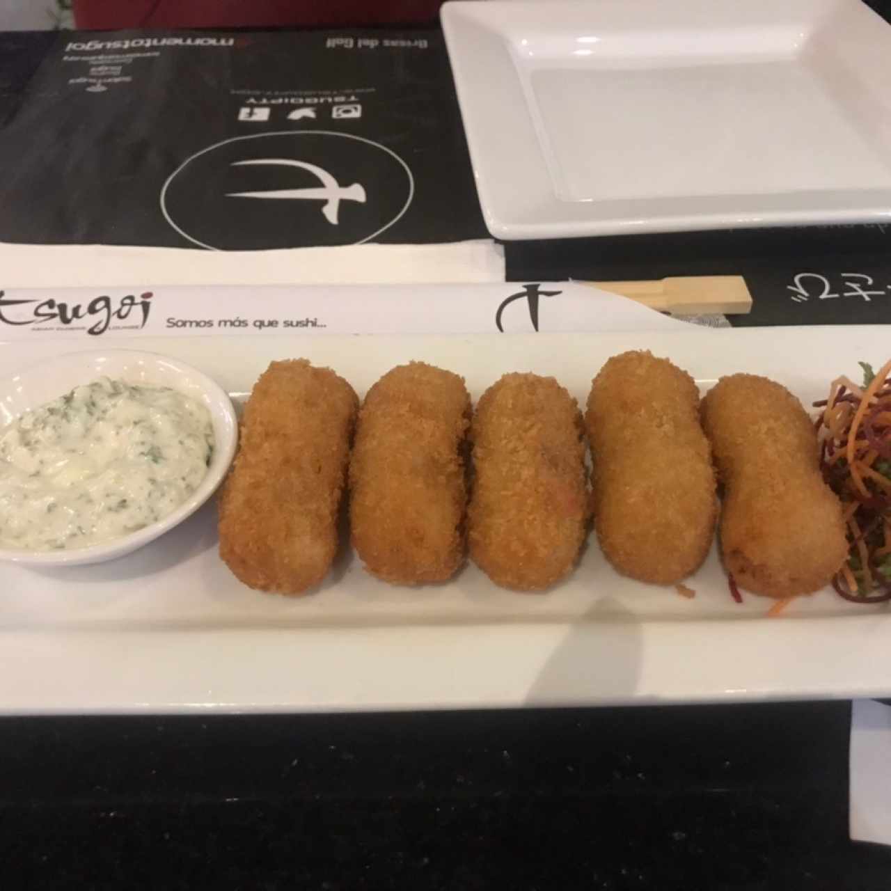 Entradas - Croqueta de Salmón