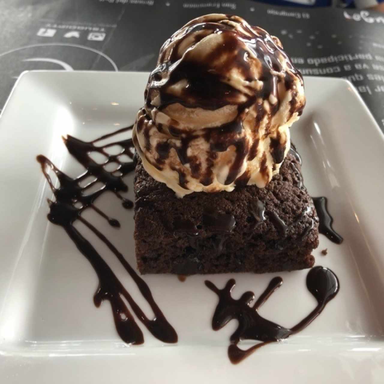 Postres - Brownie tempurizado