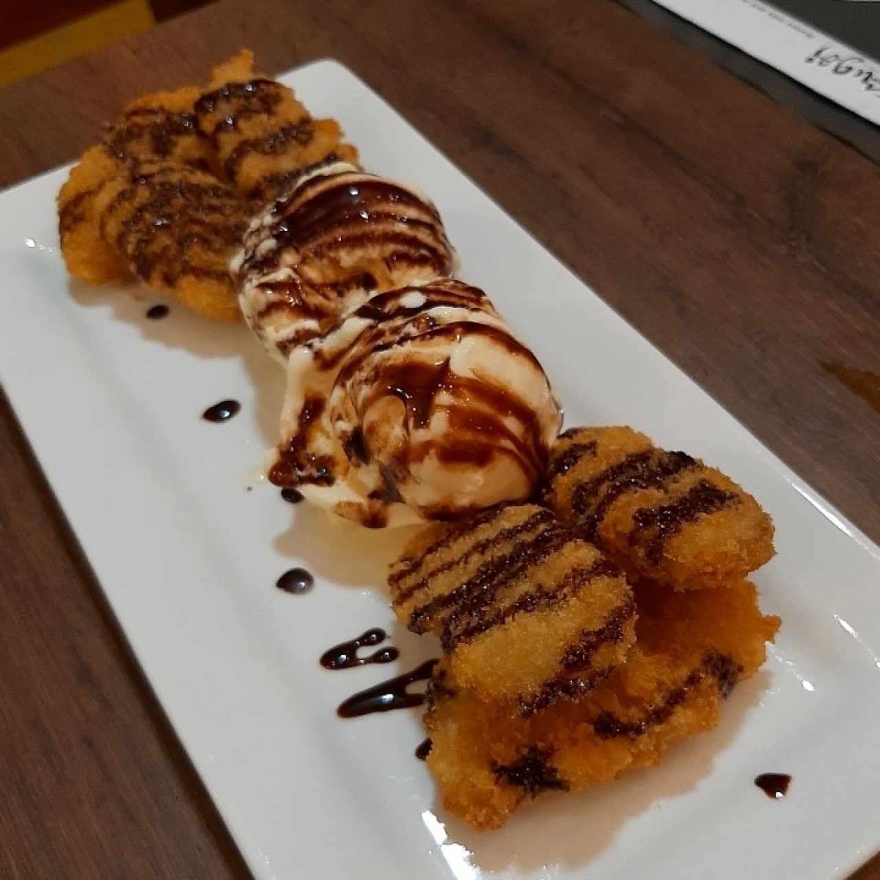 Banana tempura