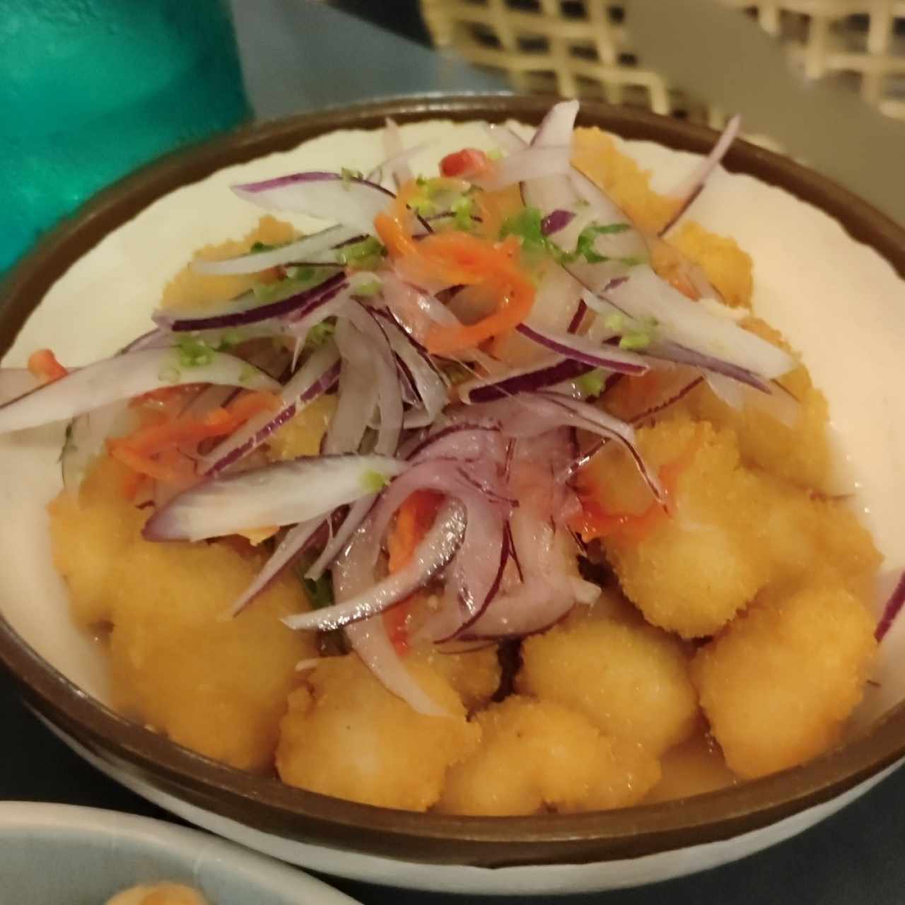 Ceviche Frito de Pescado Blanco