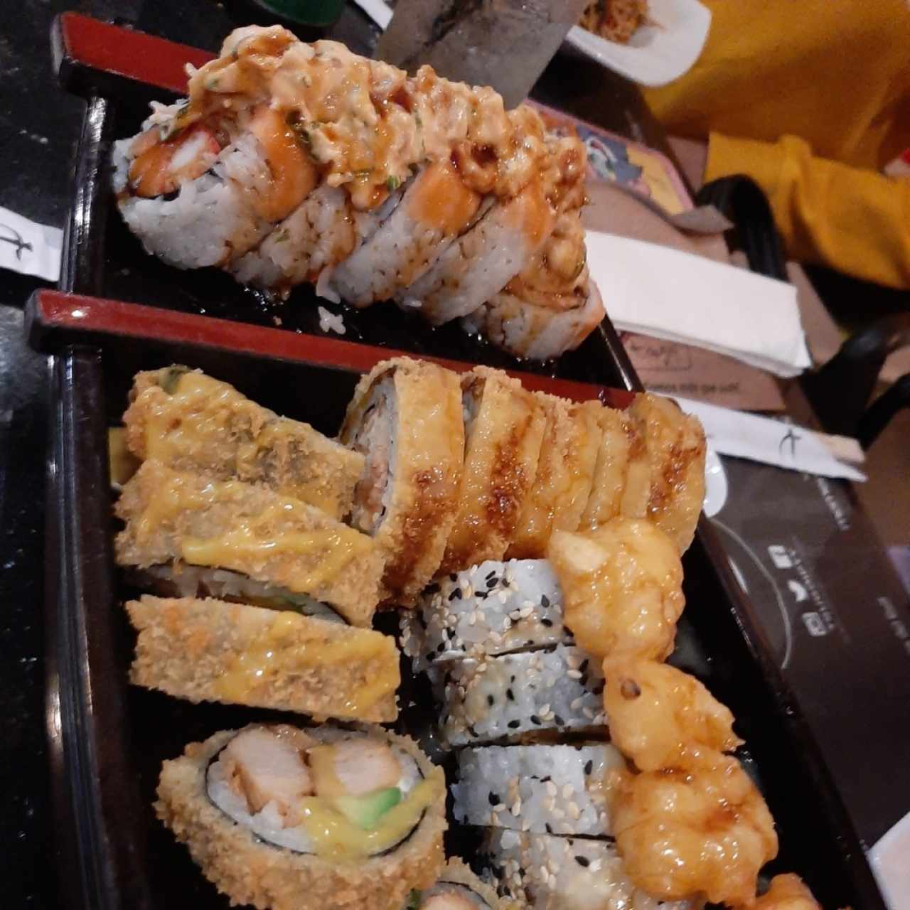 Tsugoi, Canalero, Ebi y Toriniku