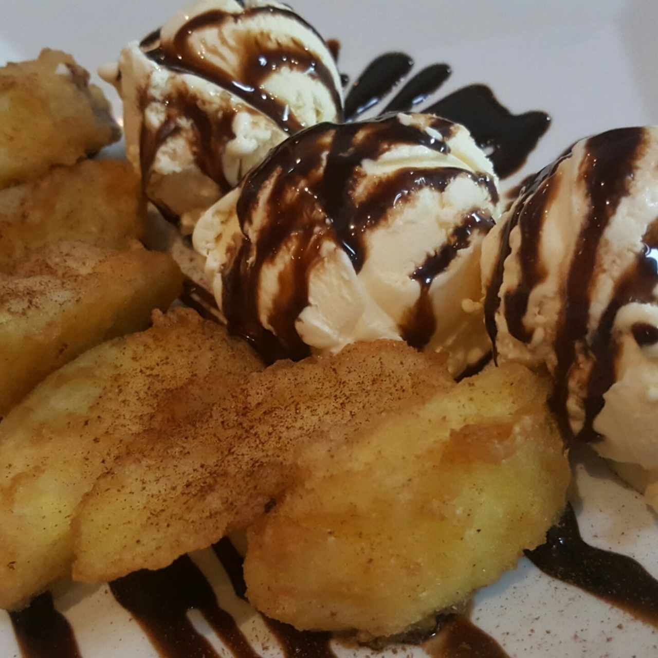 Postres - Manzana Tempura