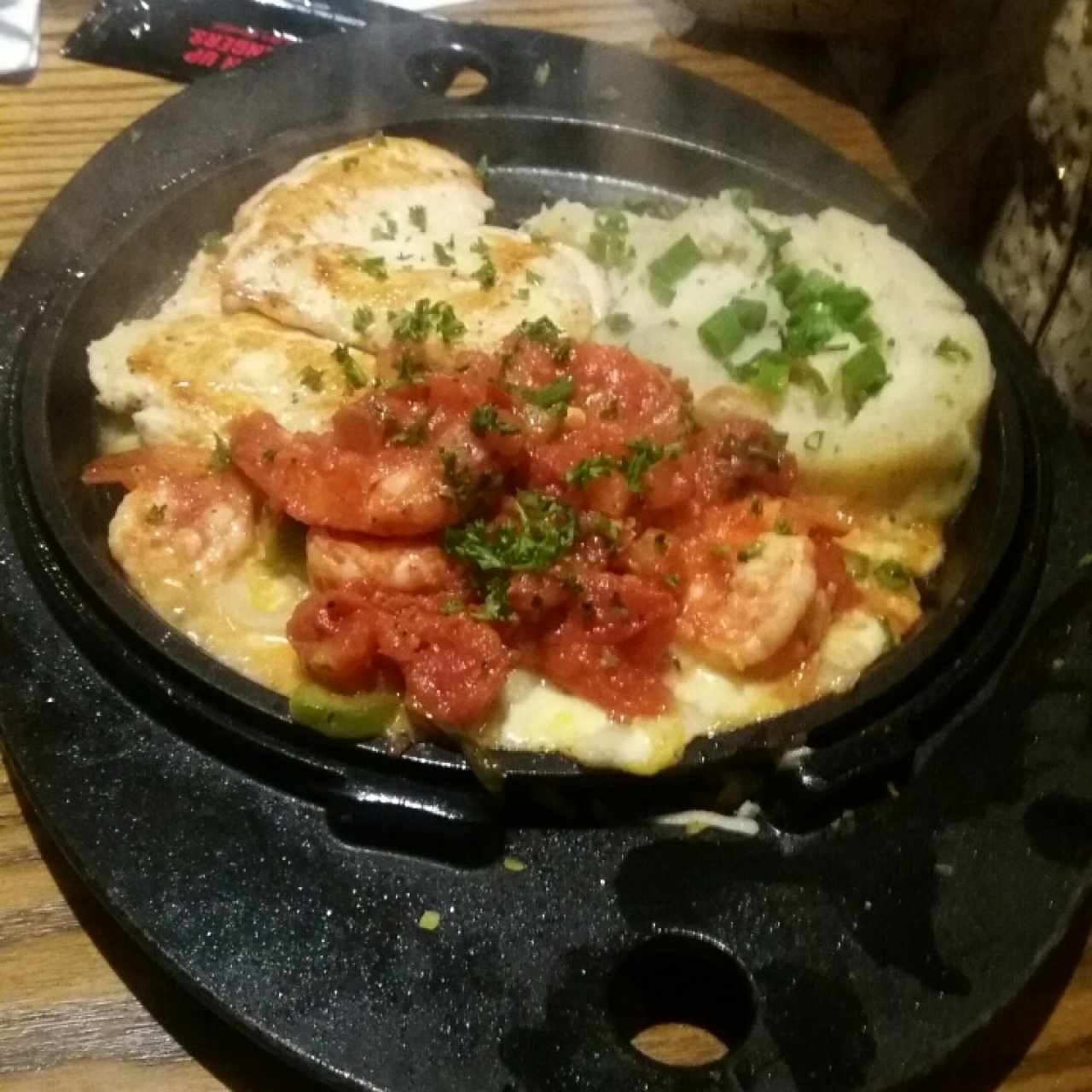 Sizzling Chicken Shrimp