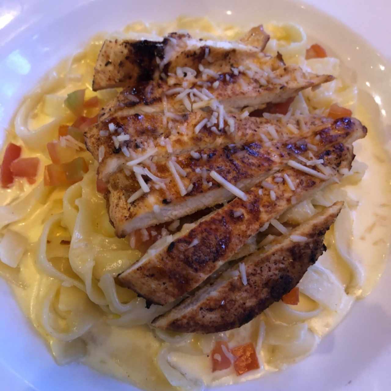 Blackened Chicken Alfredo 