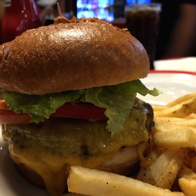 Hamburguesa con queso