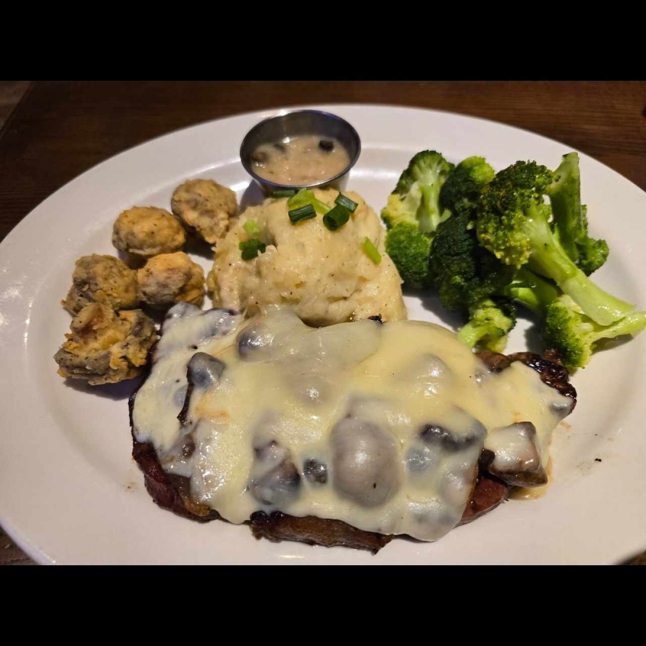 The Grill - NEW YORK STRIPS -MUSHROOMMMSSS