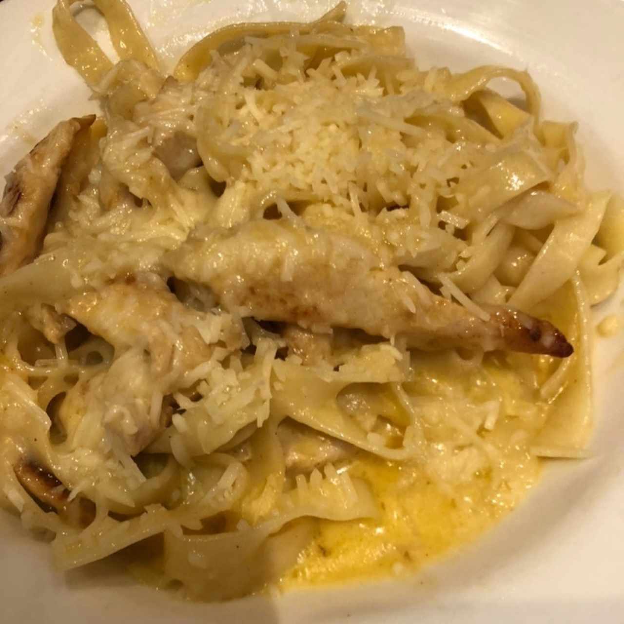 Pasta Alfredo Menu de Niños