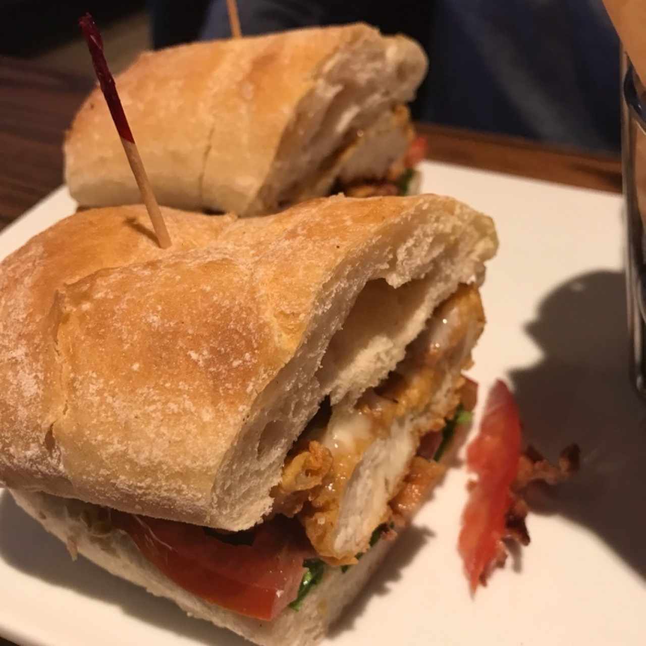 chicken finger BLT