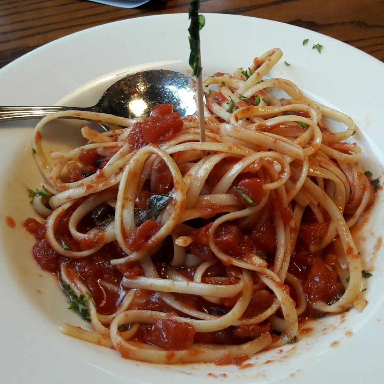 lunch pomodoro (meat free request)