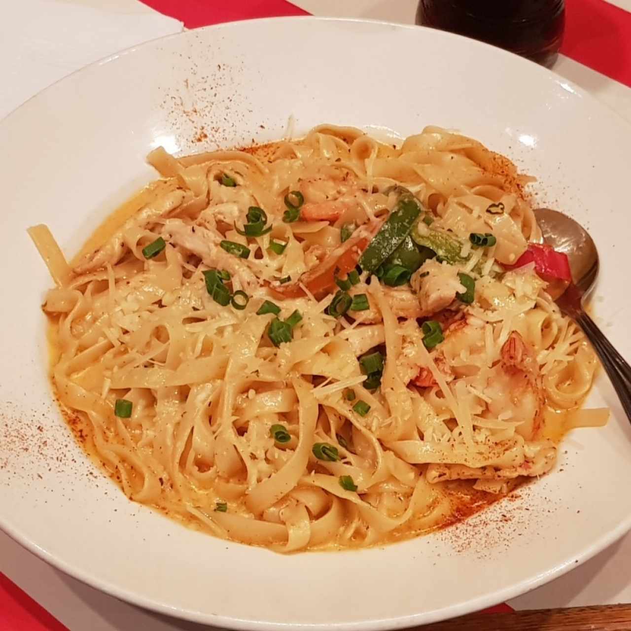 Cajun Shrimp and Chicken Pasta