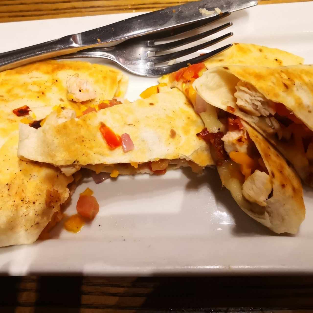 quesadillas de pollo 