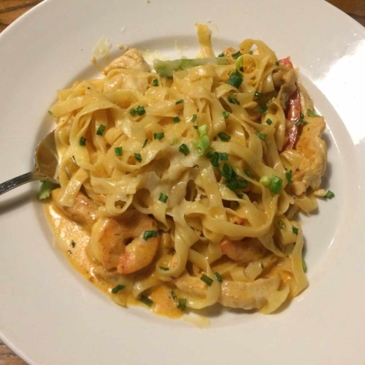 Cajun Shrimp and Chicken Pasta