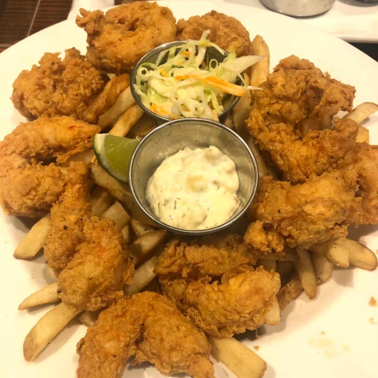 shrimp and fries