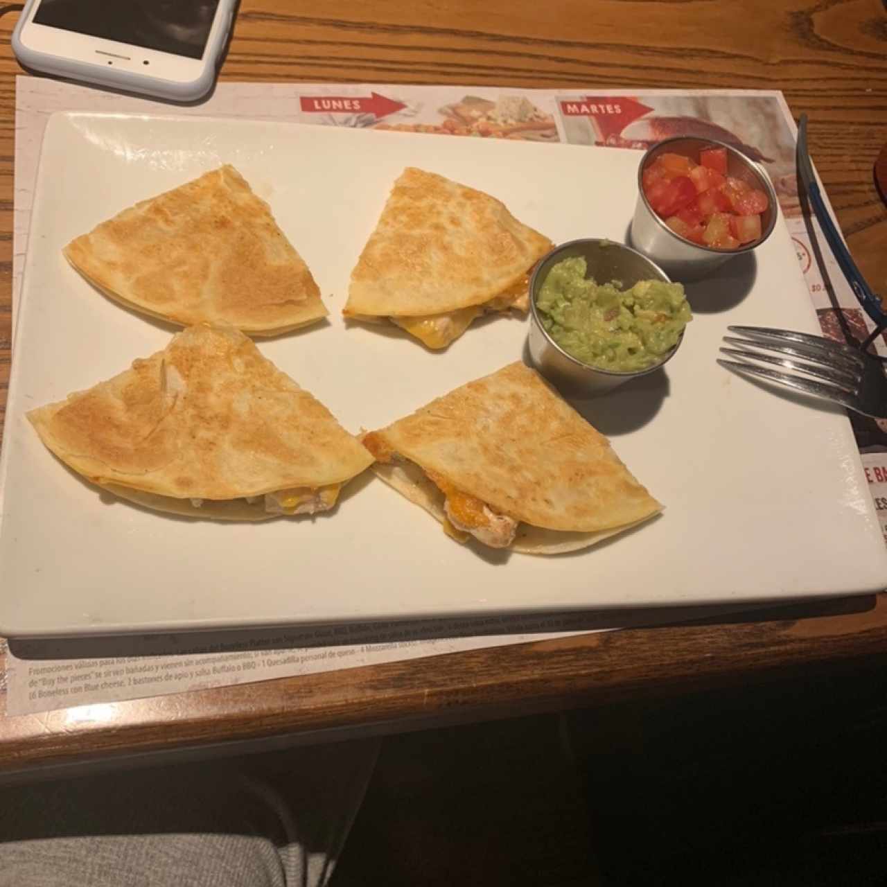 quesadillas 