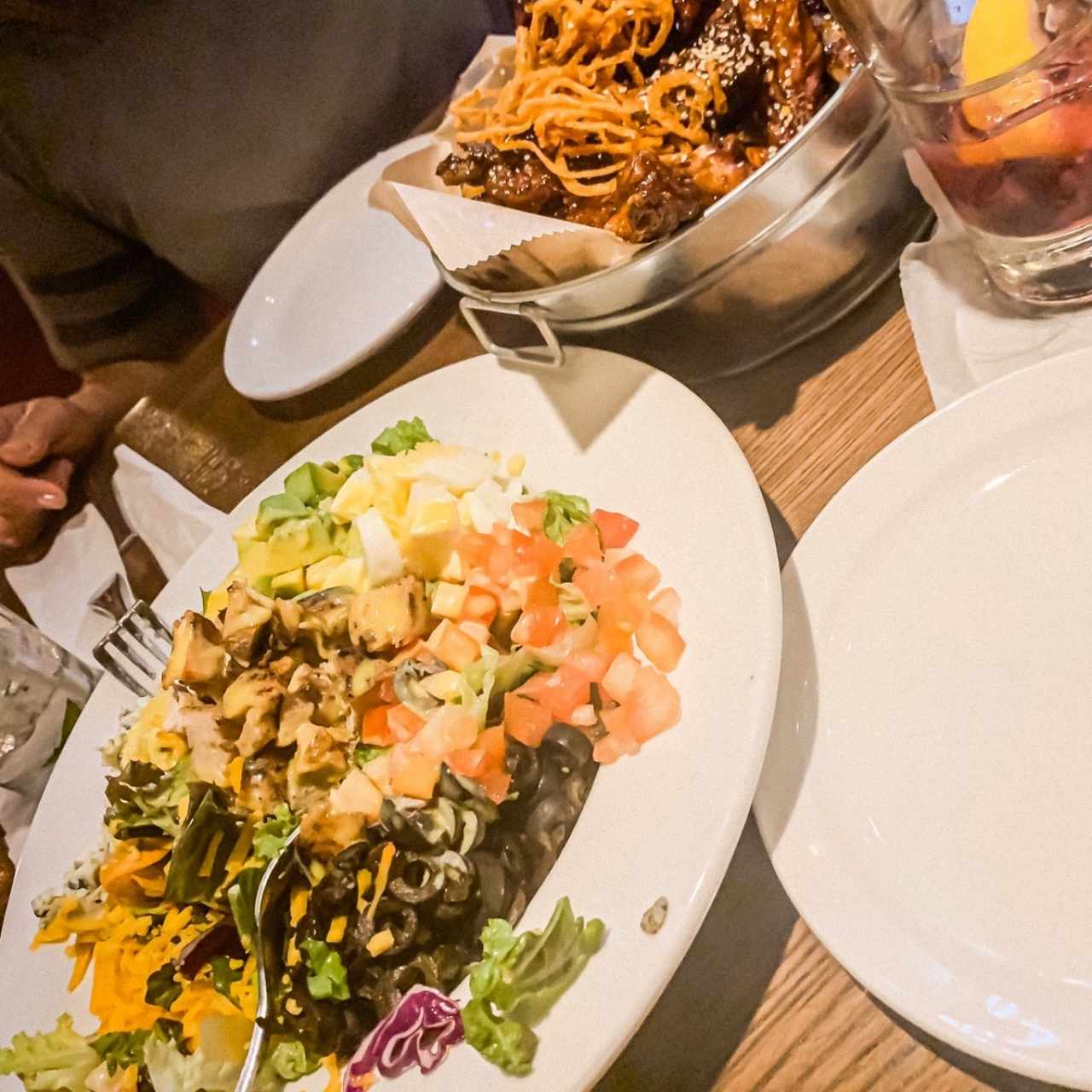 Cobb Salad & Bucket ‘o Bones