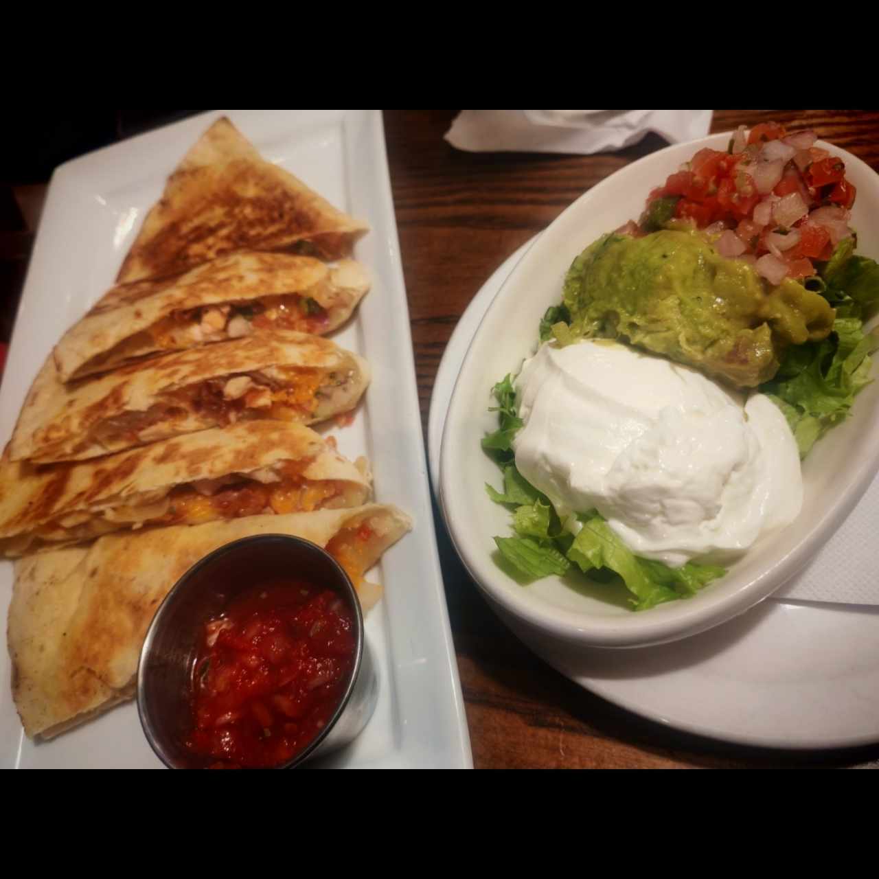 Appetizers - GRILLED CHICKEN QUESADILLAS